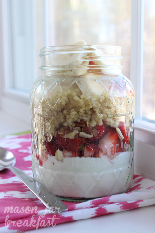 quinoa in a jar breakfast recipe